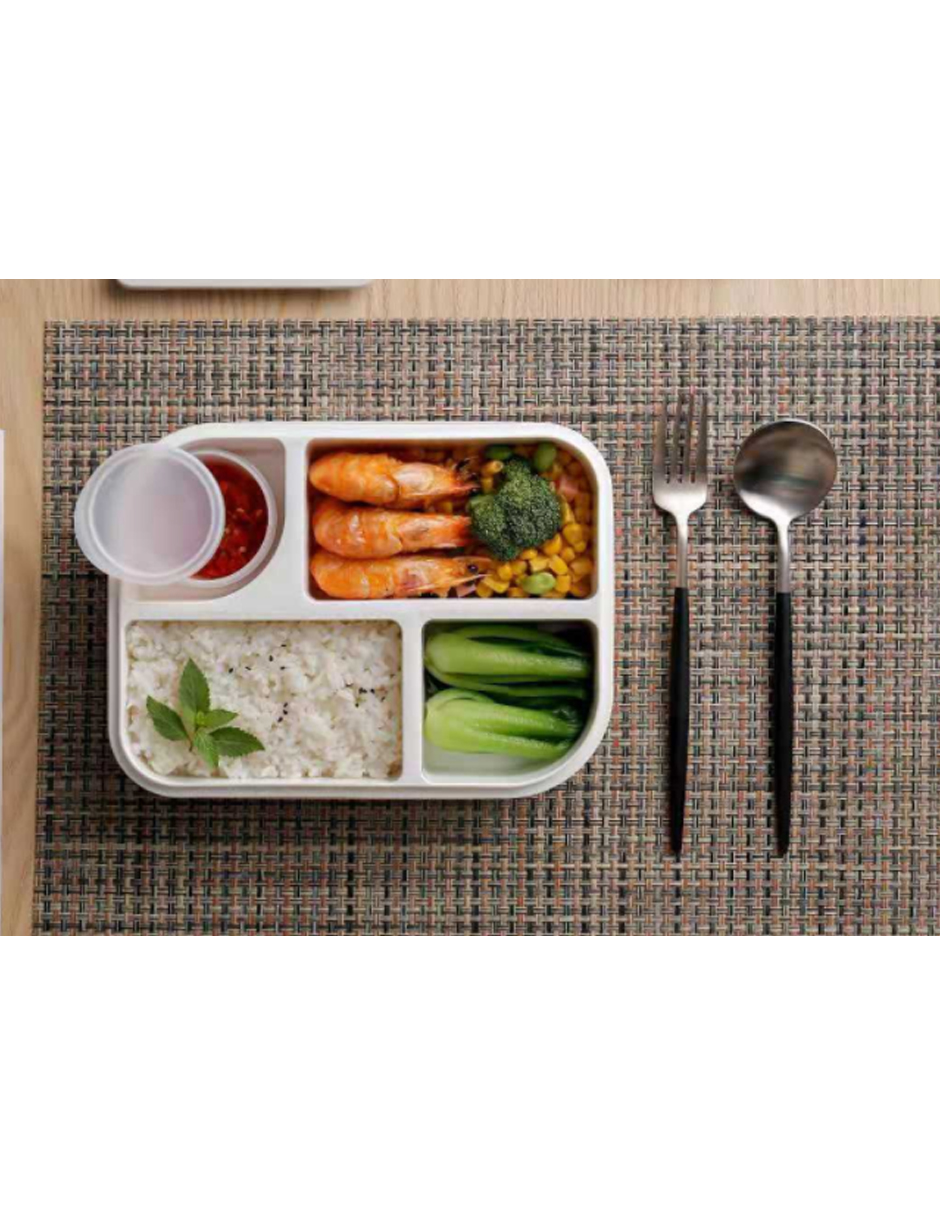 Contenedor Separación Alimentos Conservación Portátil Verde Fasola 