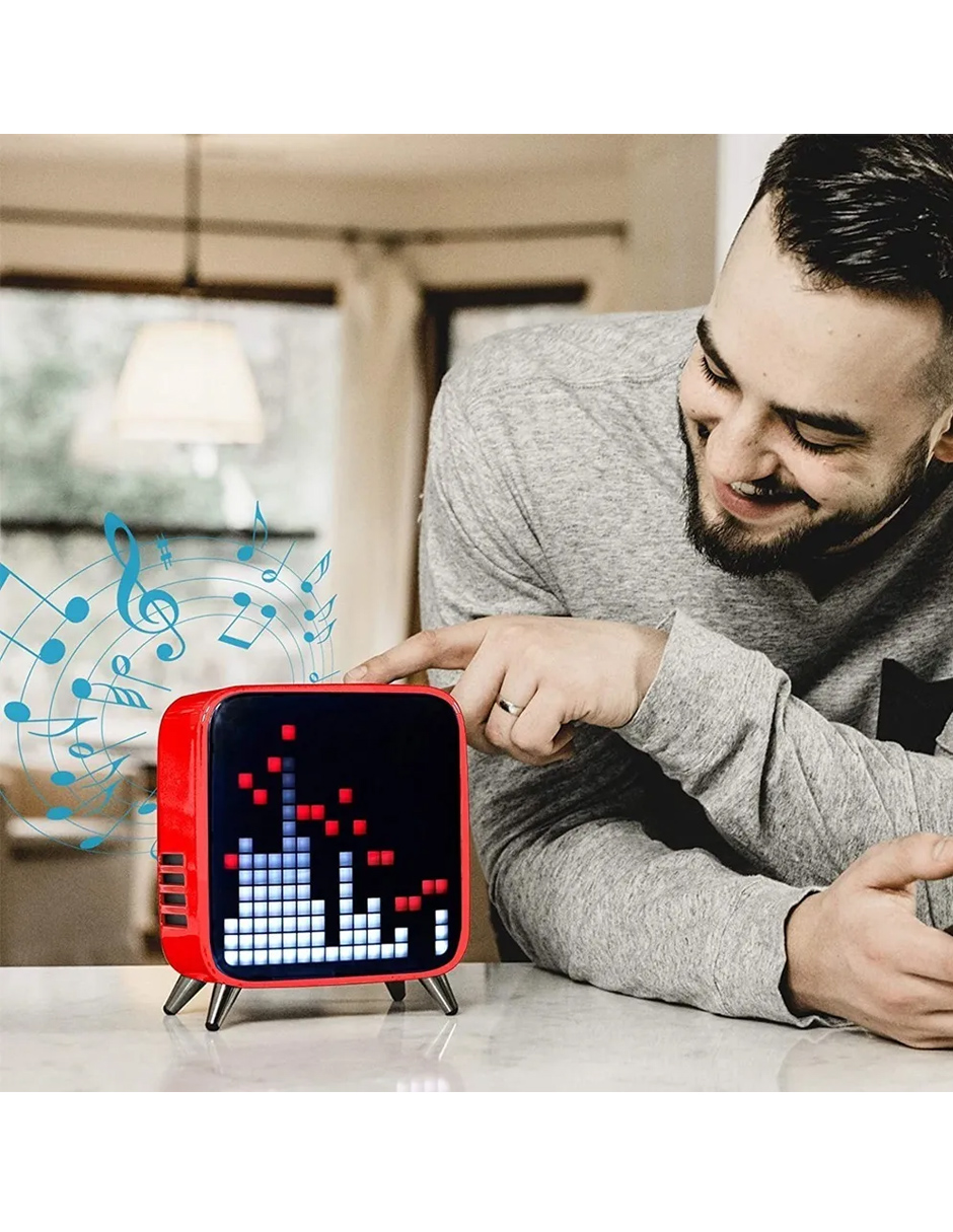 Altavoz Bluetooth Portátil Divoom Inteligente Led Animación.