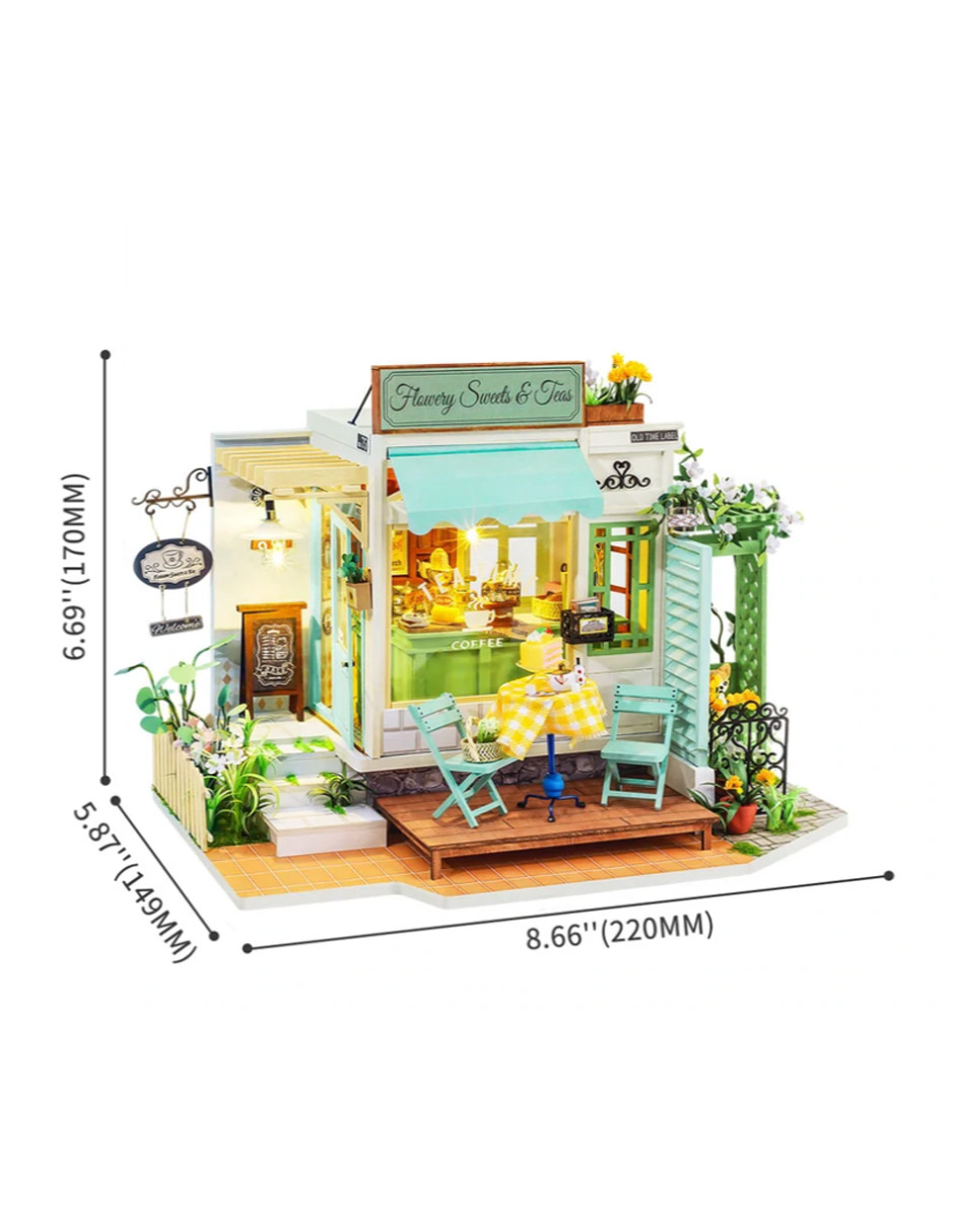 Rompecabezas 3D Florería Dulces & Tés ROBOTIME .