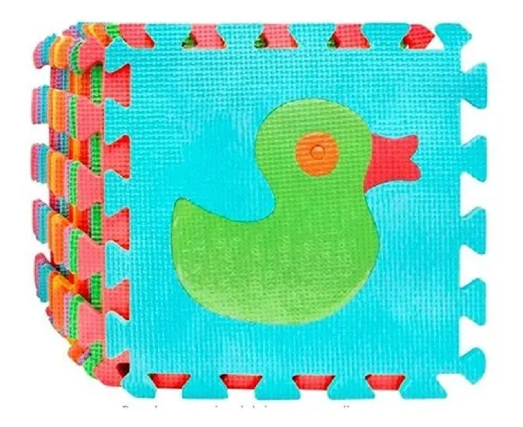 Tapete Foamy Bebe Gateo Didactico  Cumpleaños