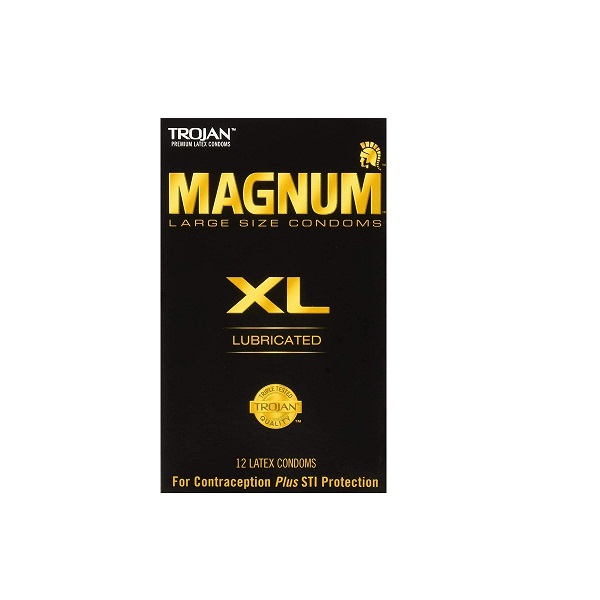 Magnum Xl TROJAN condones Preservativos Extra Grande 12 Pzas