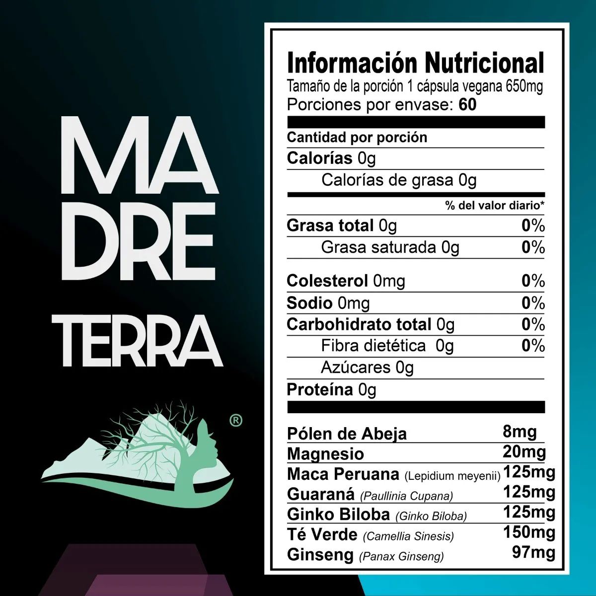 Erosmin 60 Maca Guarana Ginseng Polen Magnesio Prostata Sana