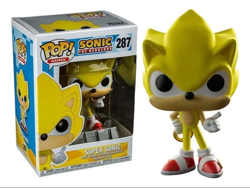 Funko Pop Games: Sonic Super Sonic #287