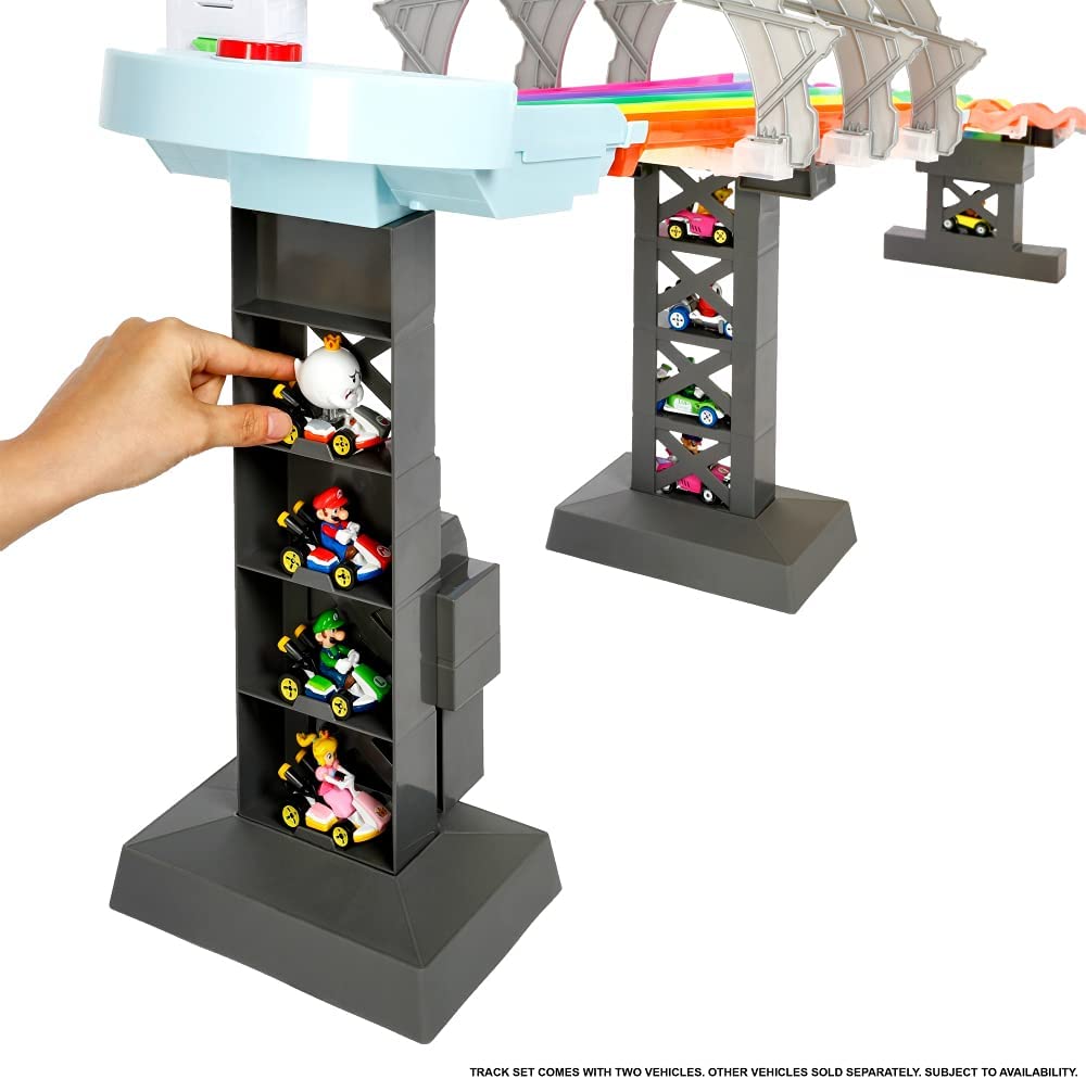 Hot Wheels Pista Mario Kart Senda Arcoíris - Pistas De Carreras