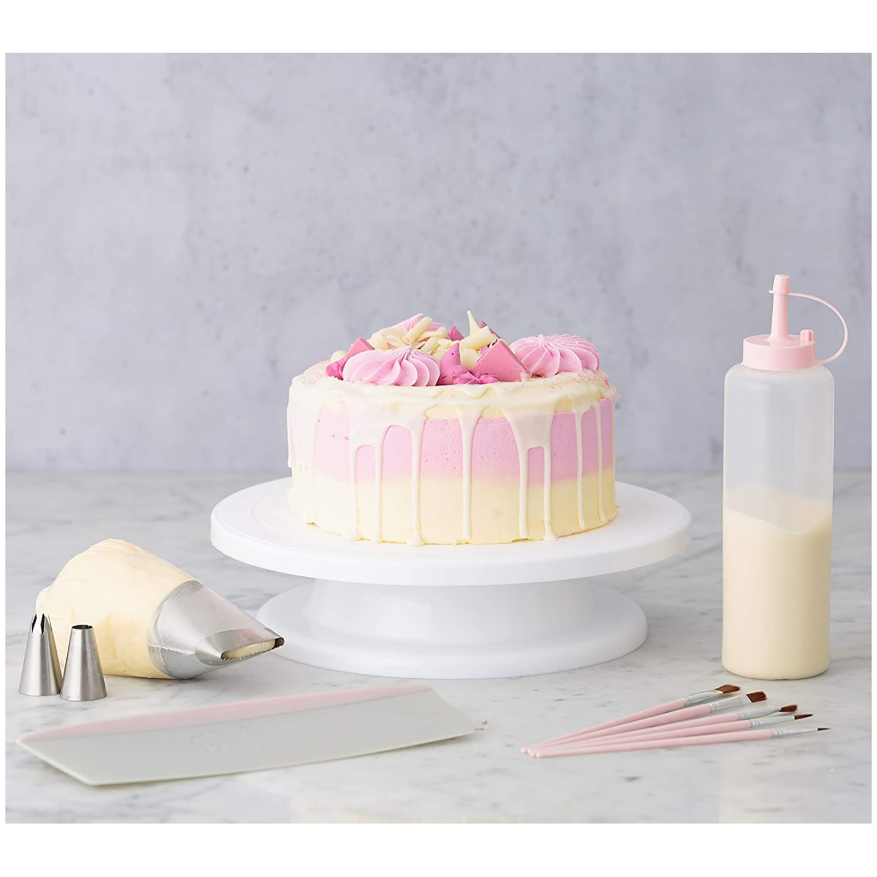 Aleissi Raspa De Plástico Peine Pastel Decoracion Repostería