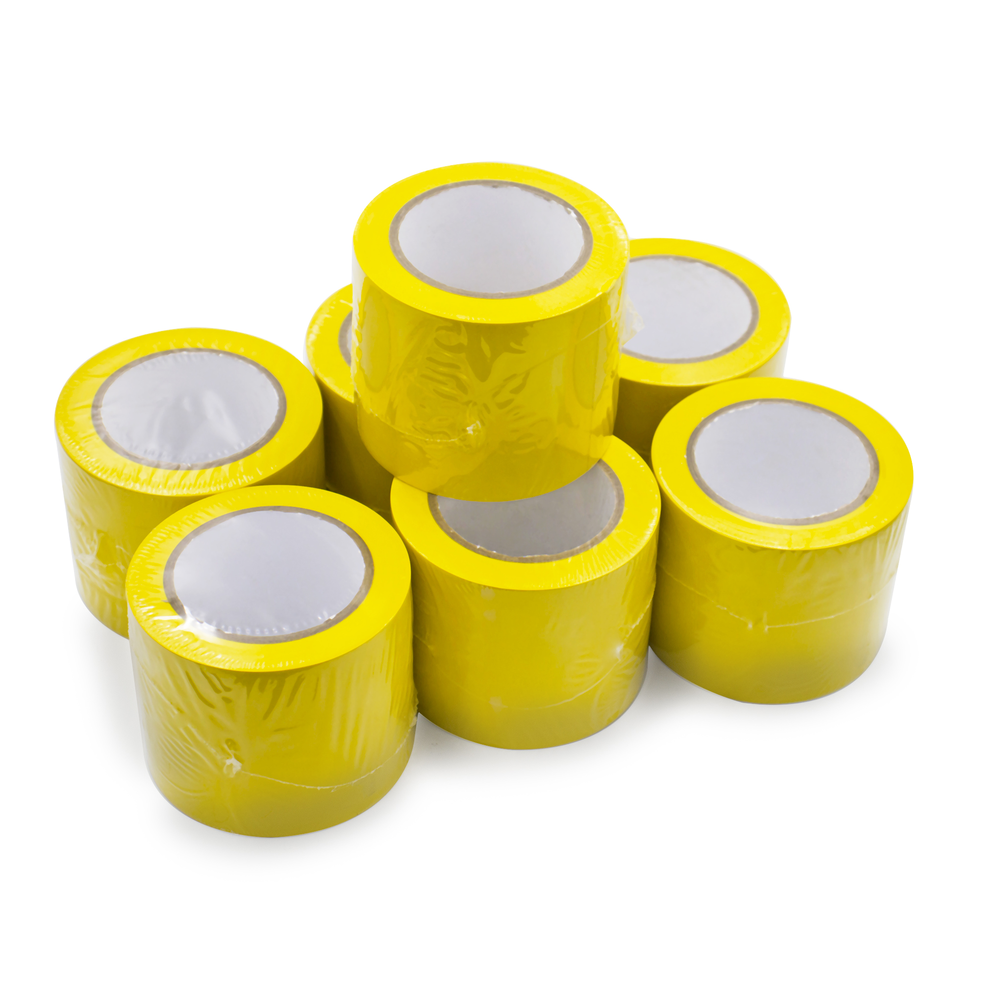 CINTA MARCAJE AREA AMARILLO 2" x 33 MTS, PAQ C/24 PZAS.