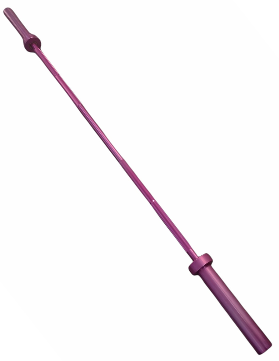 Barra Olímpica de Aluminio Color Rosa 180 CM 5 KG INFINITÉ IF-180/PINK