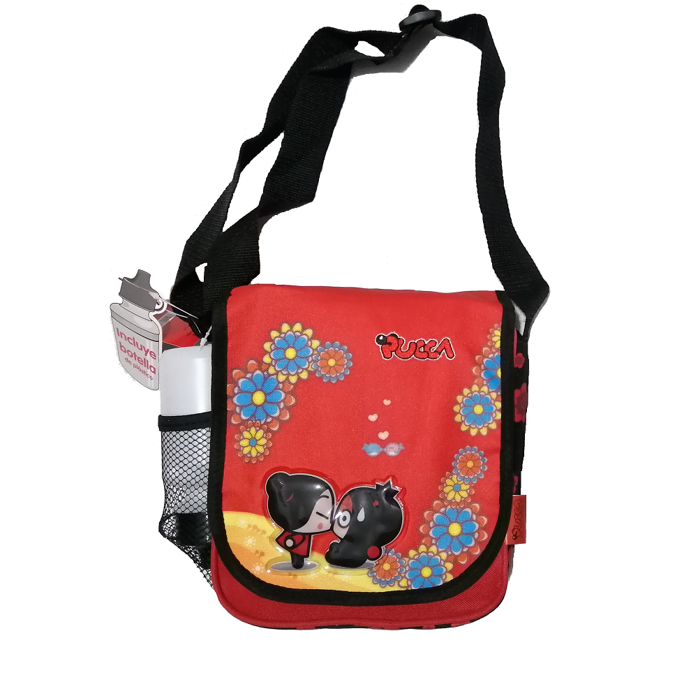 Mochila Lonchera Pucca con botellita GRATIS