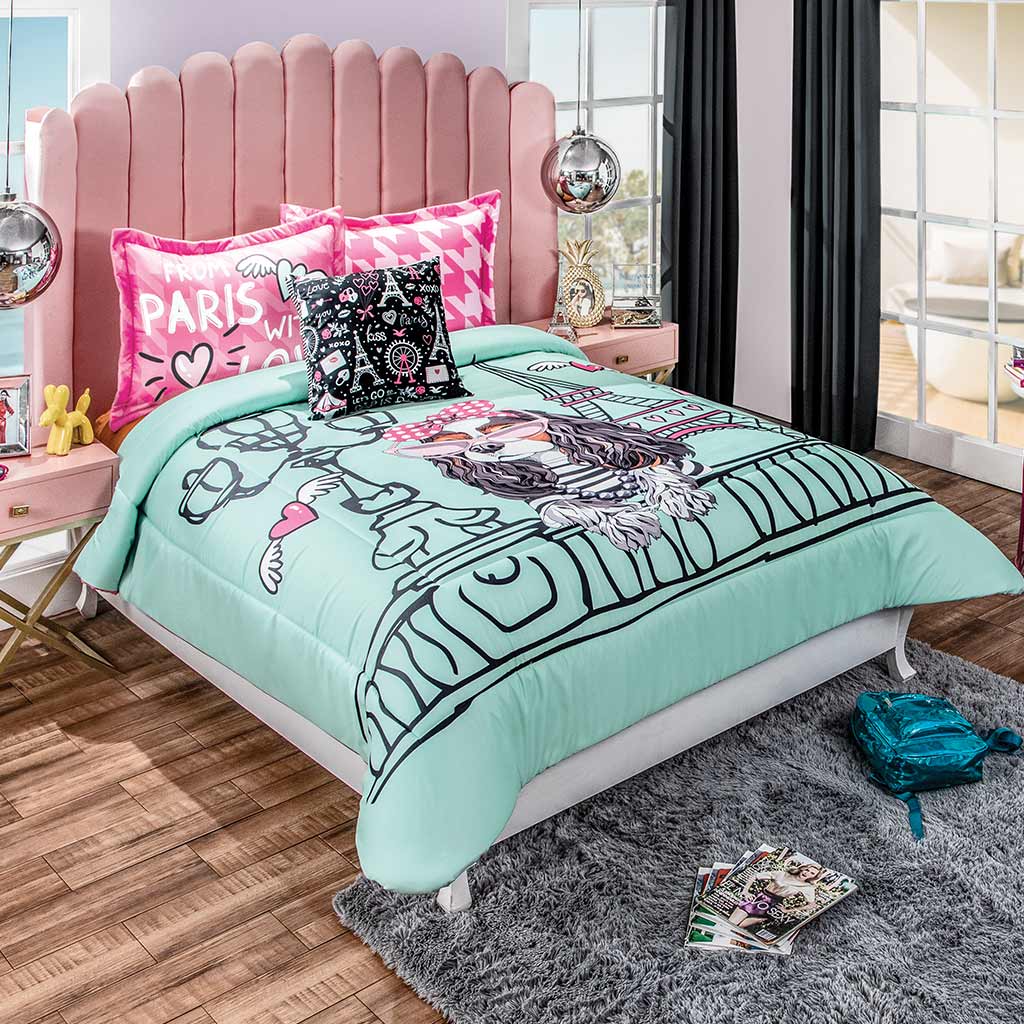 Edredón Pet París Individual- intima Hogar