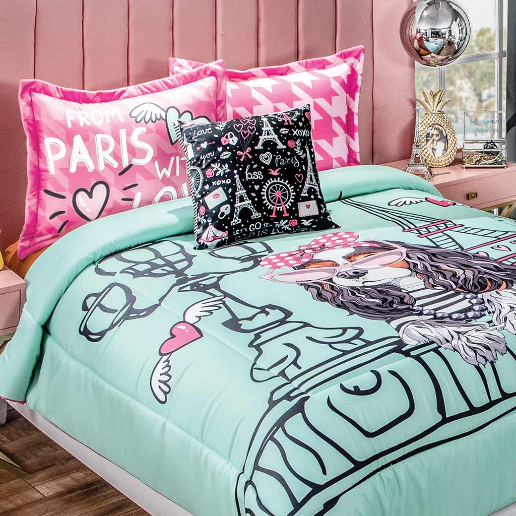 Edredón Pet París Individual- intima Hogar