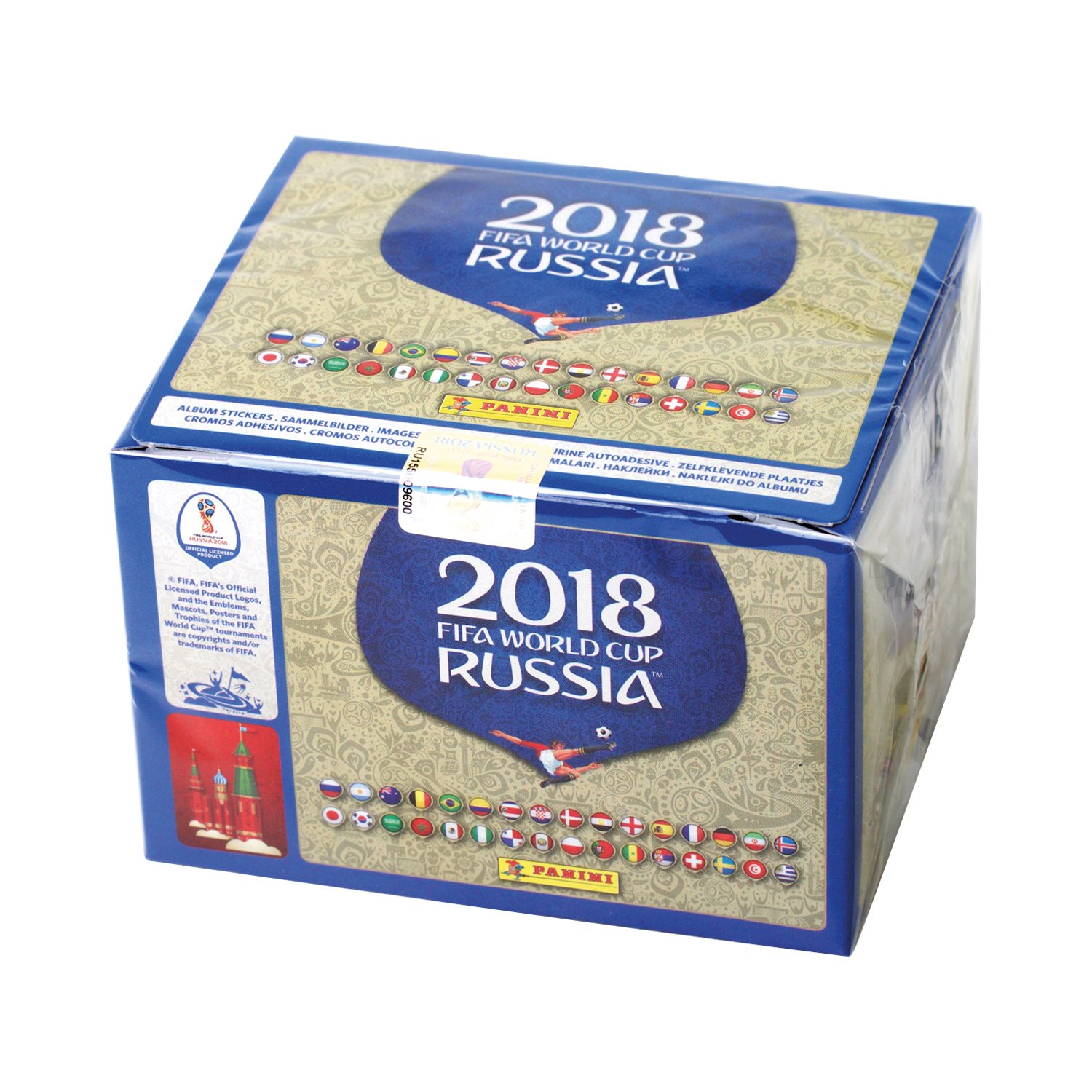 CAJA CON 100 SOBRES DEL ALBUM MUNDIAL RUSIA 2018 - PANINI