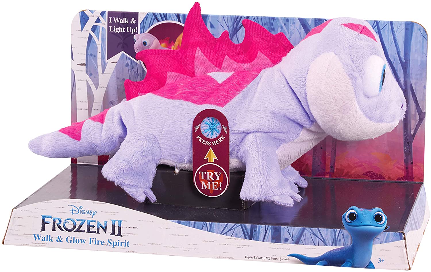 Disney Frozen 2 Bruni Salamandra Luces Y Sonidos Peluche