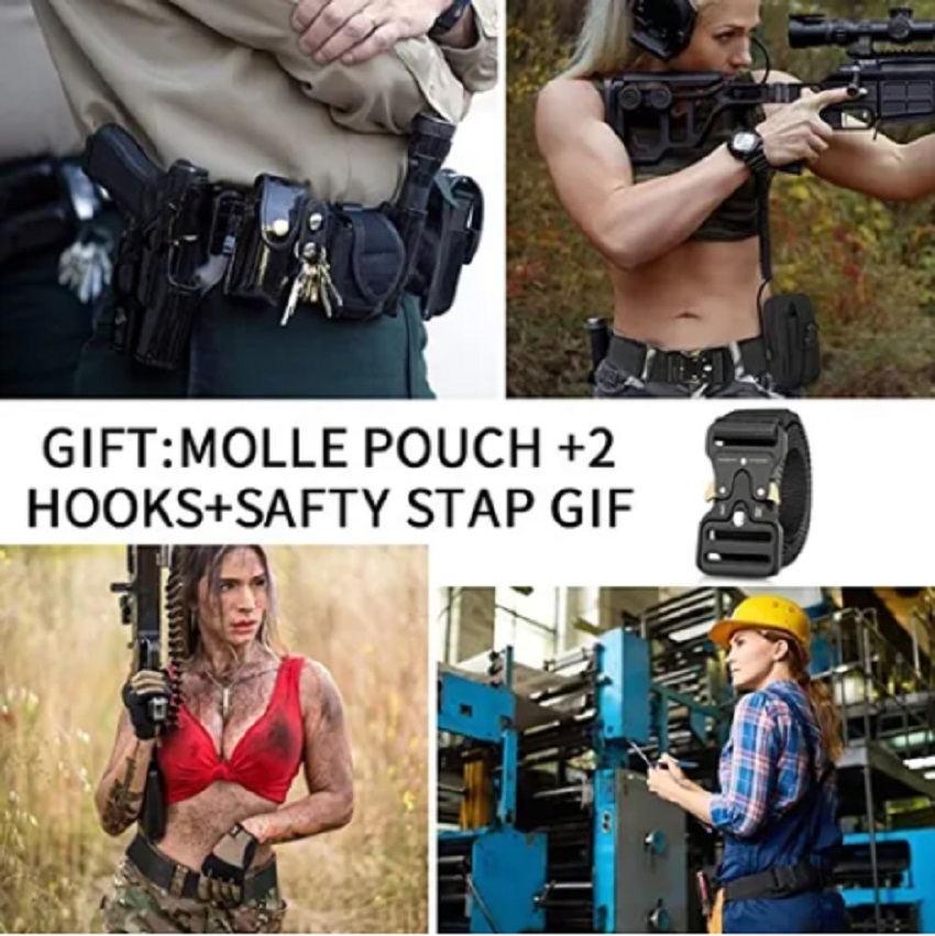 Cinturón Ajustable Táctico Cinto De Calidad Militar Exterior