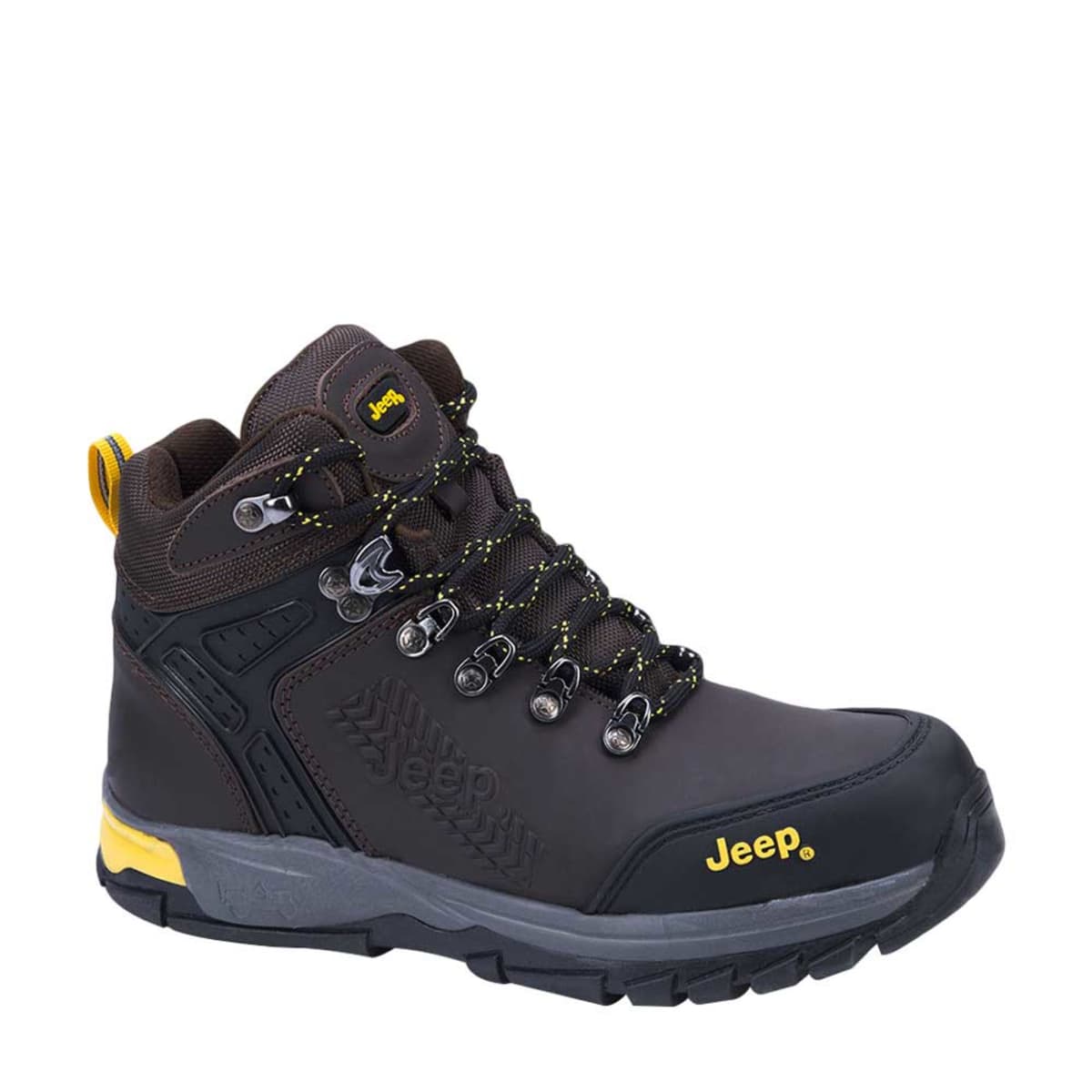 Botas de trabajo industrial para hombre, marca Jeep, color café, mod. 1004090