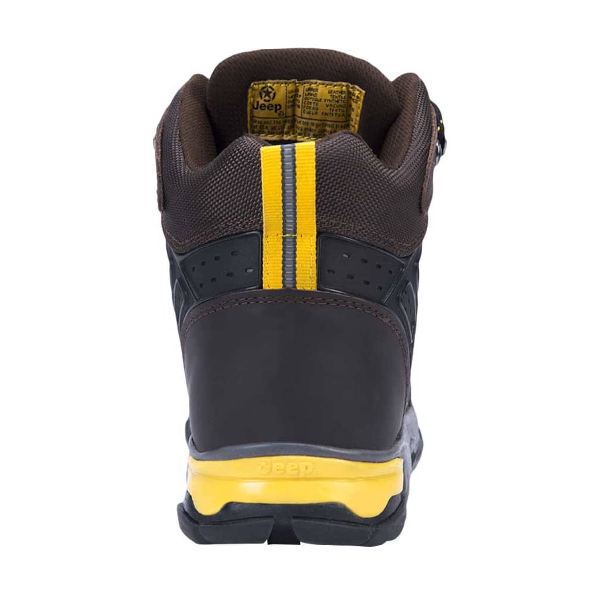 Botas de trabajo industrial para hombre, marca Jeep, color café, mod. 1004090