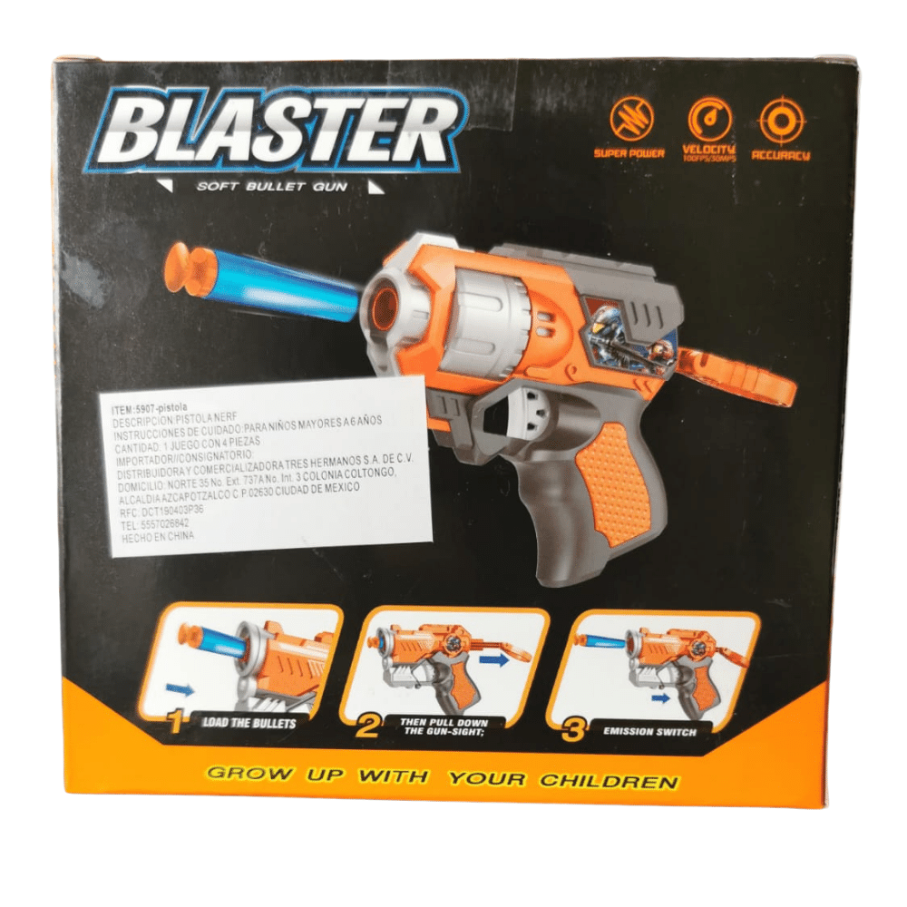 Blaster Lanzador Pistola de Juguete Kaili Toys 