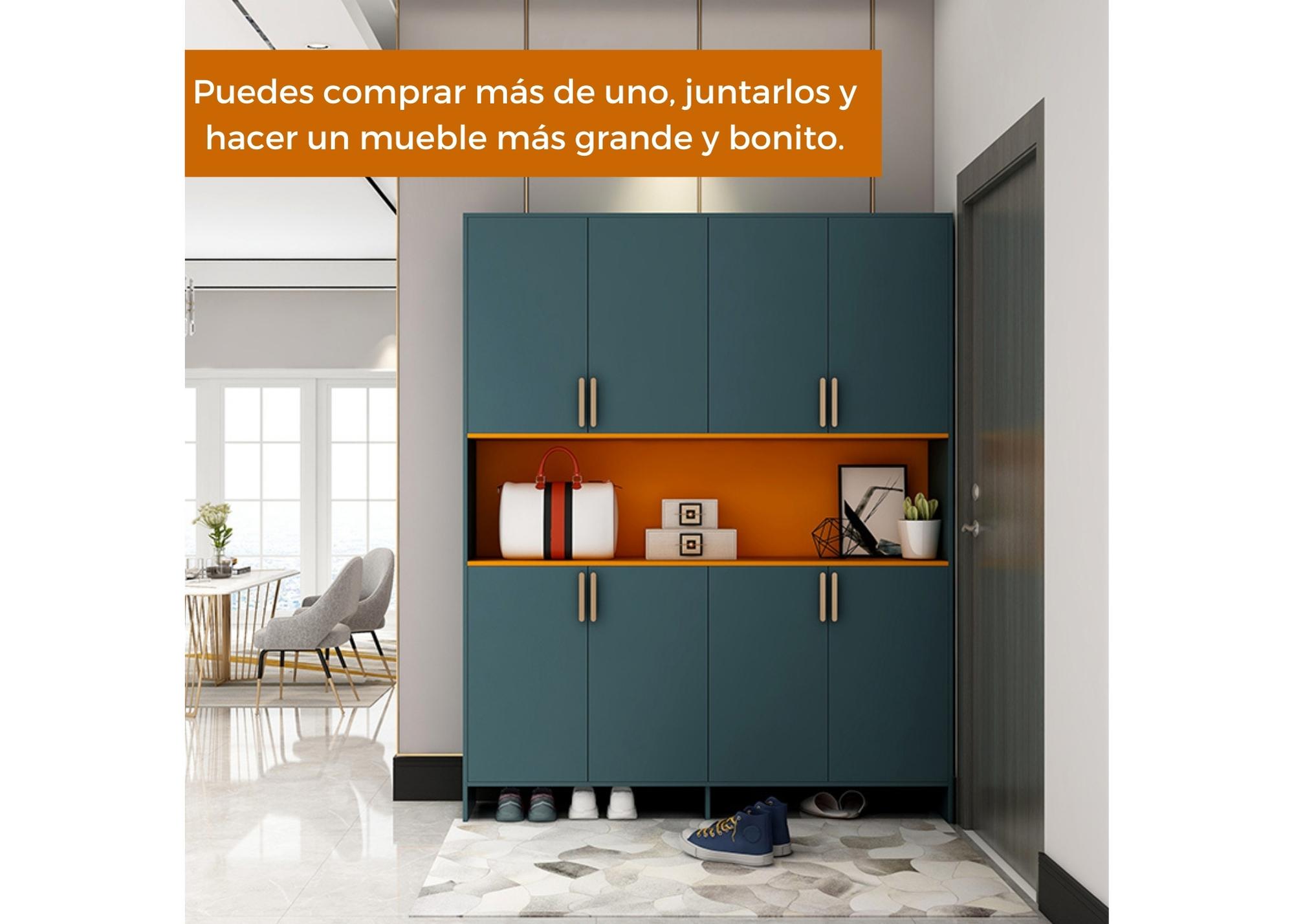 GABINETE ALACENA ALTO CON MDF IMPERMEABLE, ESTANTERÍA DE ALMACENAJE