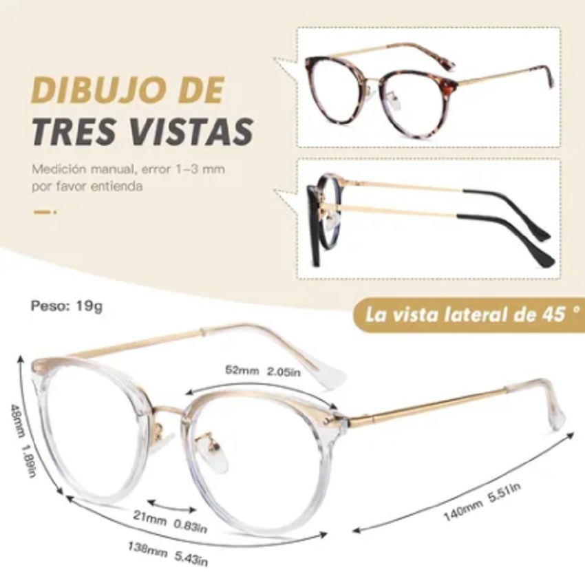 Gafas De Filtro De Luz Azul Lentes
