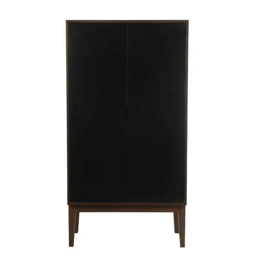 Cantina Alfa Nogal con Negro Bar Minimalista Para Casa Moderna Barra Muebles Bar