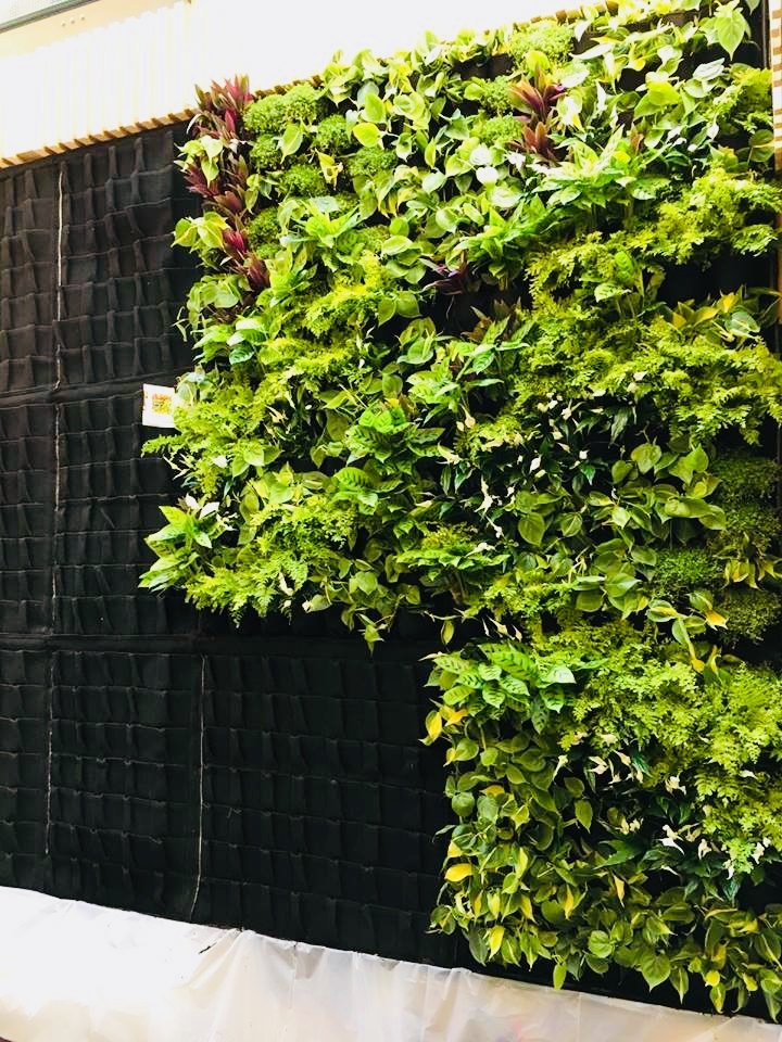 Jardin Vertical Muro Verde Geotextil Maceta Colgante 1m2 