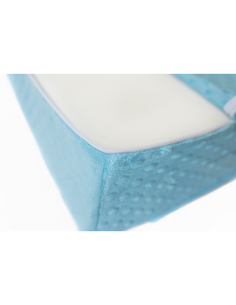 Babies and Kiddies® Cojín Anti Reflujo para Bebé con Sistema Anti Vuelco y Anti Derrape Almohada para Bebe Ajustable Colchón Cuna - Mediano Rosa