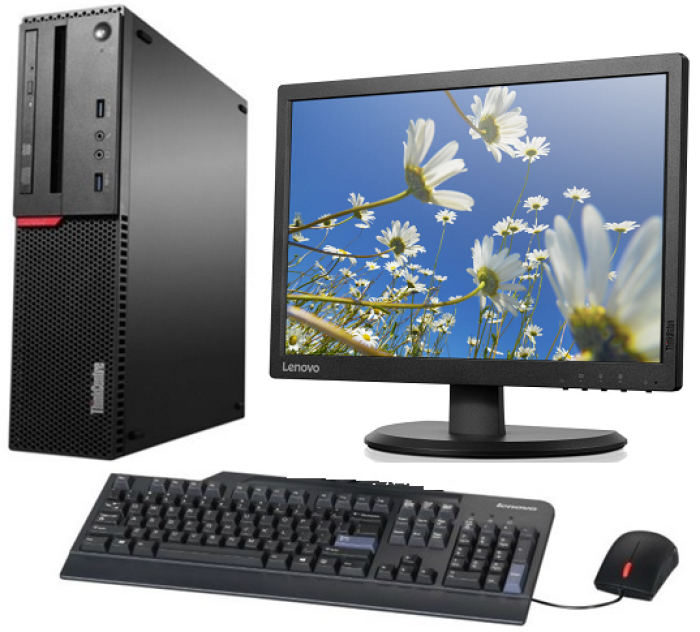 PC LENOVO M910S CORE I5 7MA 8 GB 500 HDD MONITOR 19.5" REACONDICIONADO CON KIT GAMING DE REGALO.