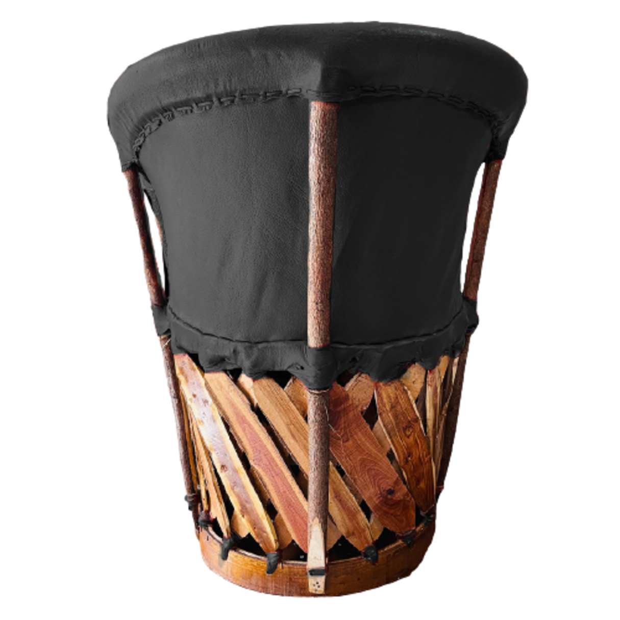 Silla Equipal Tradicional Color Negro