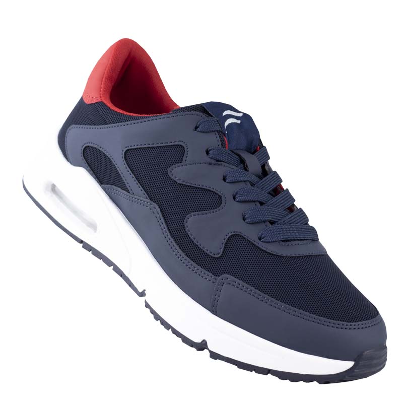 TENIS URBANO FLEXI DE DAMA CAPSULA DE AIRE 109101 AZUL ROJO