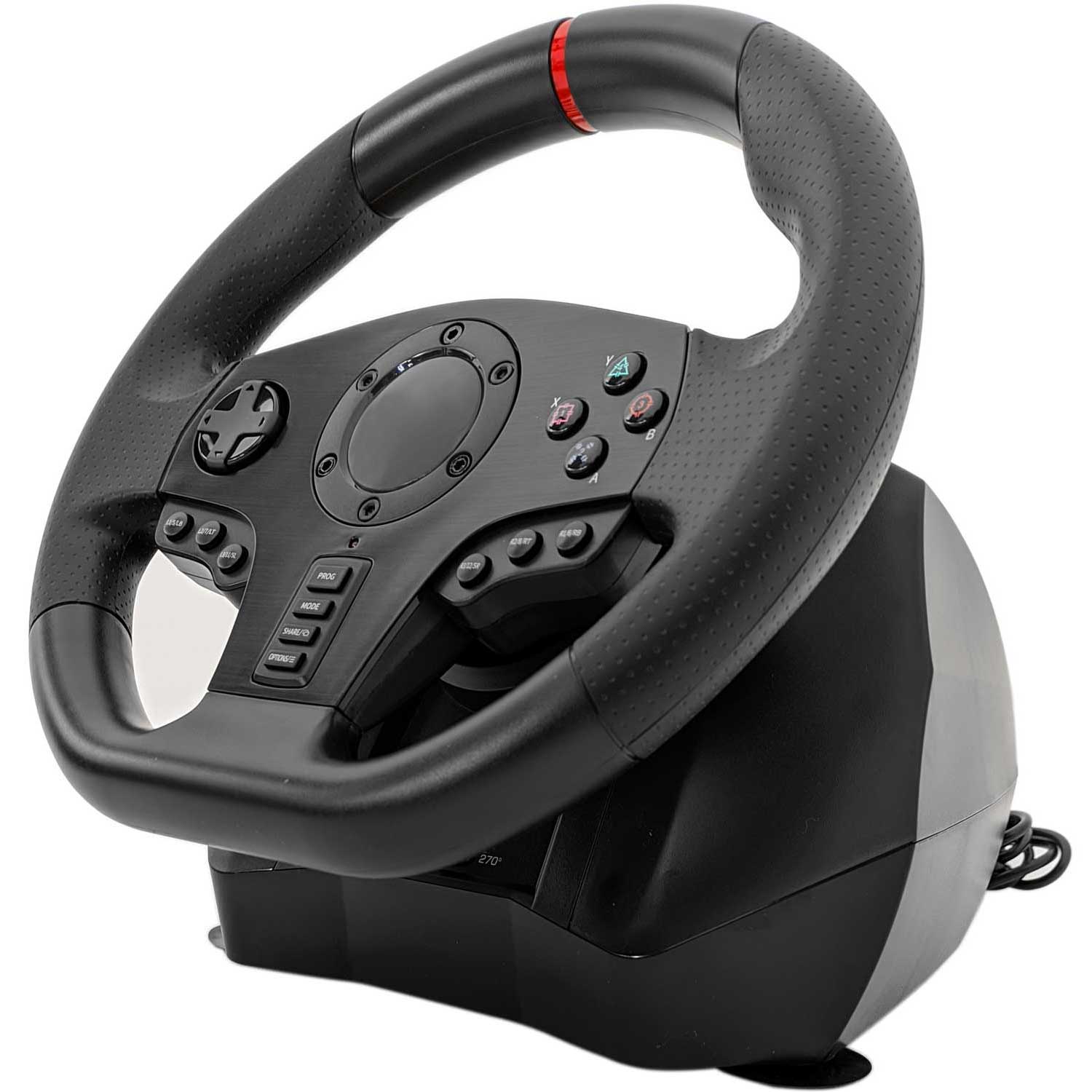 Volante para Videojuegos Pedales PC PS3 PS4 X-BOX ONE X-BOX SERIES SWITCH Audiotek.