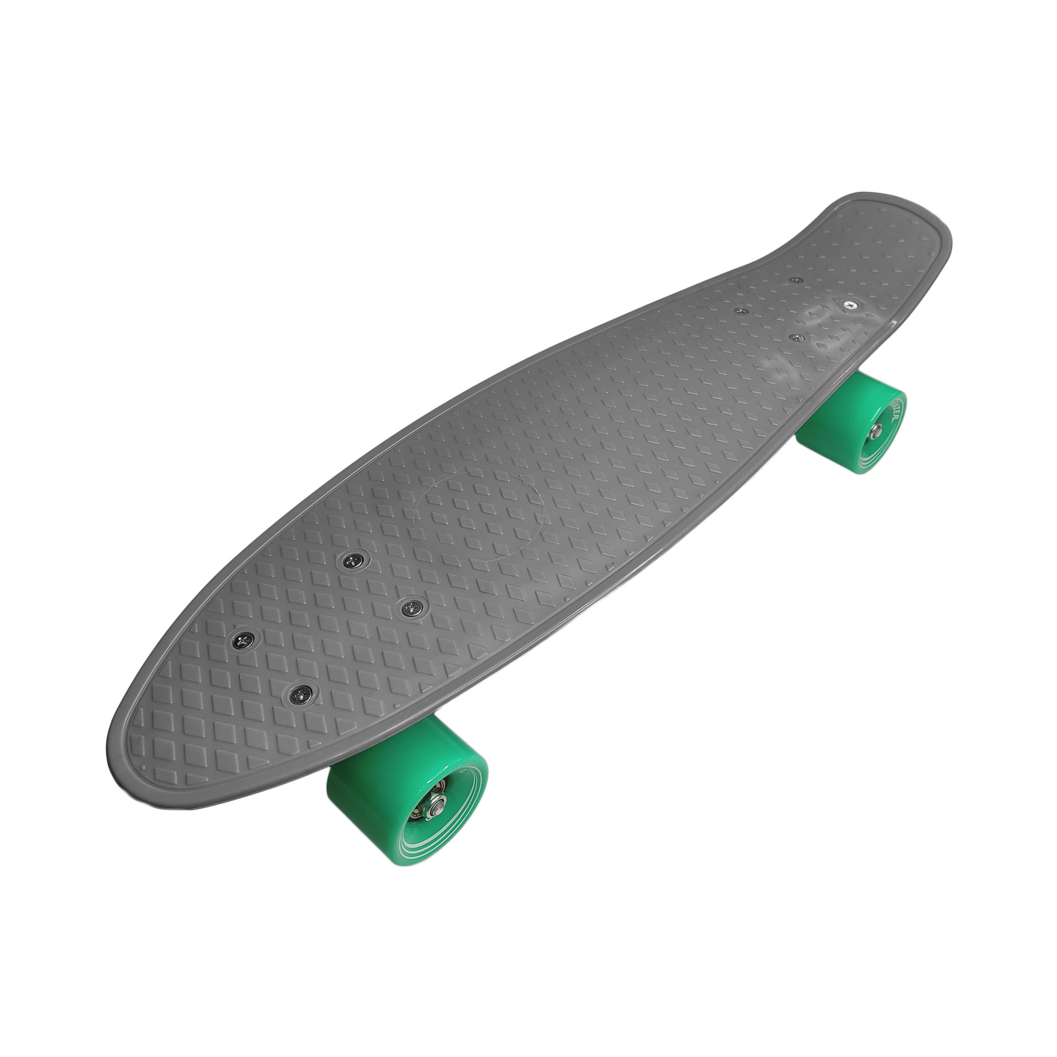 Penny Gris Clásica con Llantas Verdes Liigera