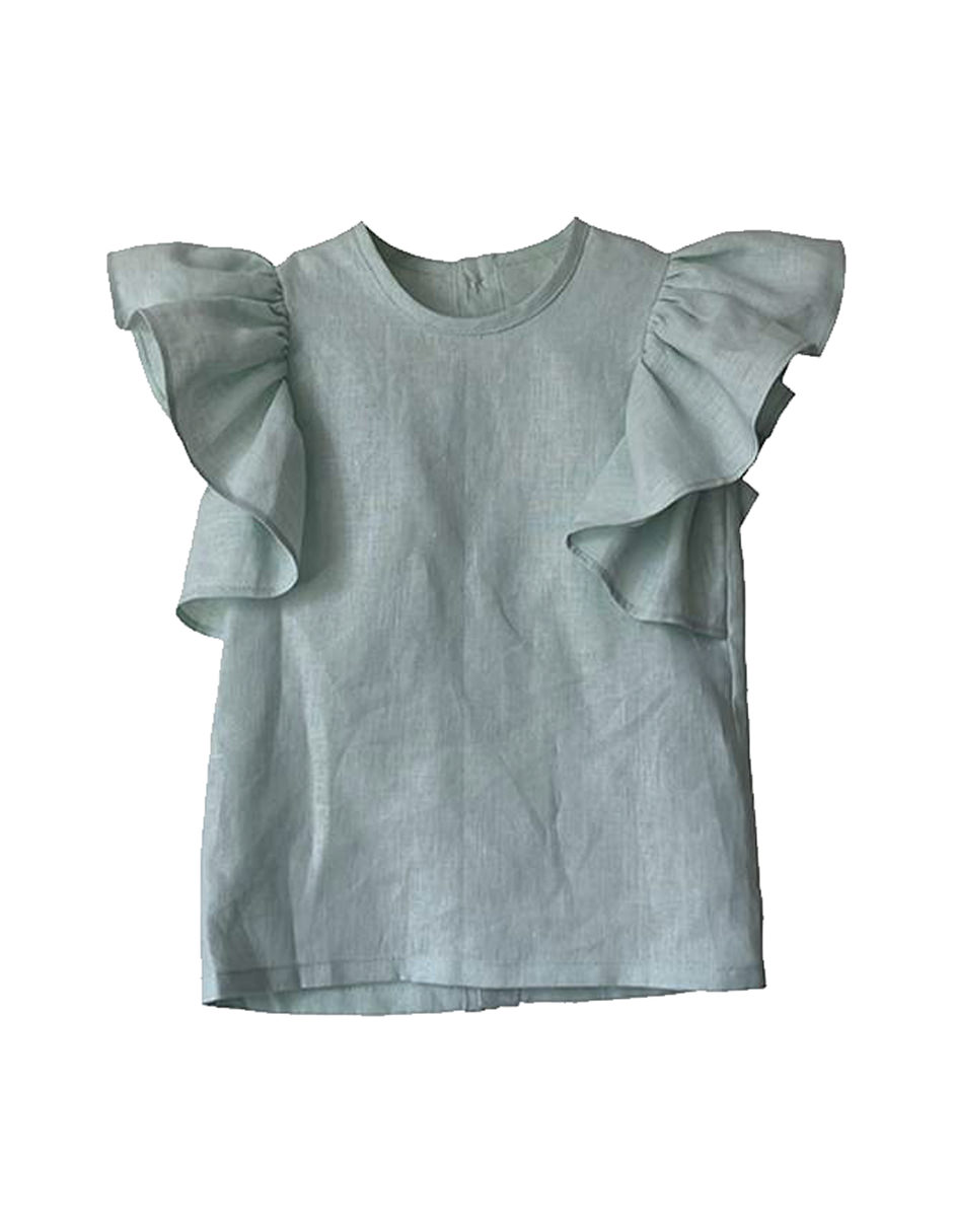 Vestido Iteb Garcia color menta para niña