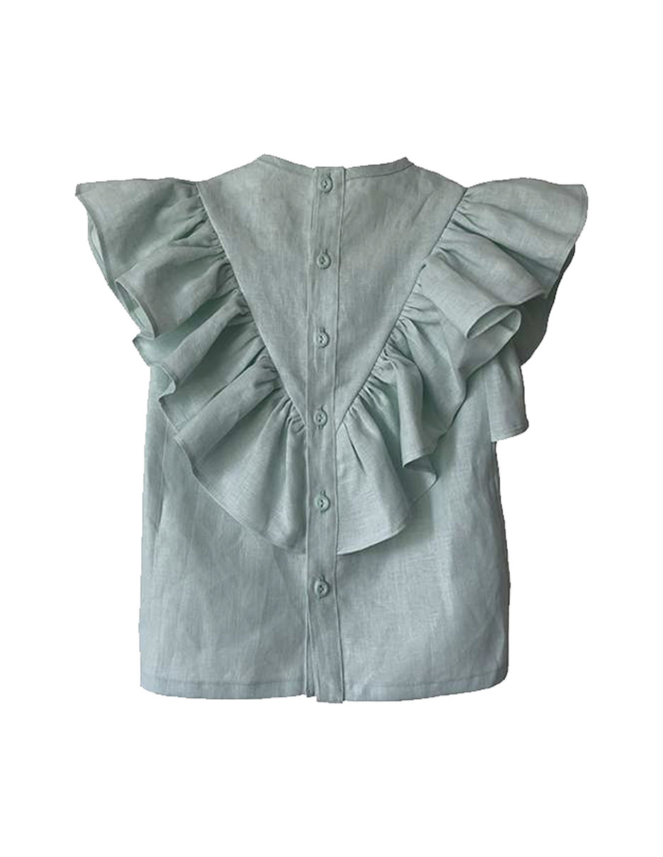 Vestido Iteb Garcia color menta para niña