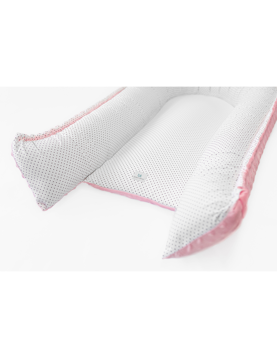 Babies and Kiddies® Nido Colecho Para Bebé (Extensible, Lavable y con Doble Vista para Invierno/Verano) - Cuna/Camita Portátil Rosa