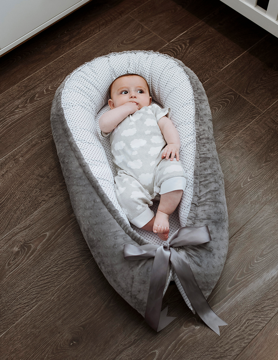Babies and Kiddies® Nido Colecho Para Bebé (Extensible, Lavable y con Doble Vista para Invierno/Verano) - Cuna/Camita Portátil Rosa