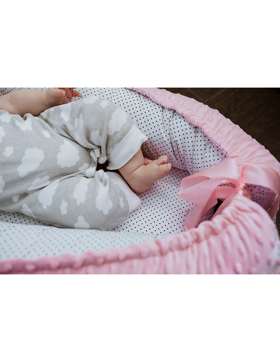 Babies and Kiddies® Nido Colecho Para Bebé (Extensible, Lavable y con Doble Vista para Invierno/Verano) - Cuna/Camita Portátil Rosa