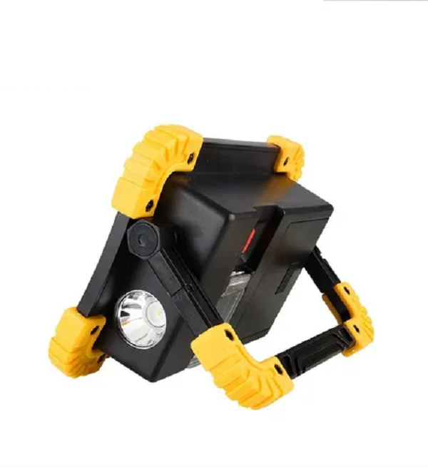 Lampara Trabajo Led 20w Pila Recargable Portatil