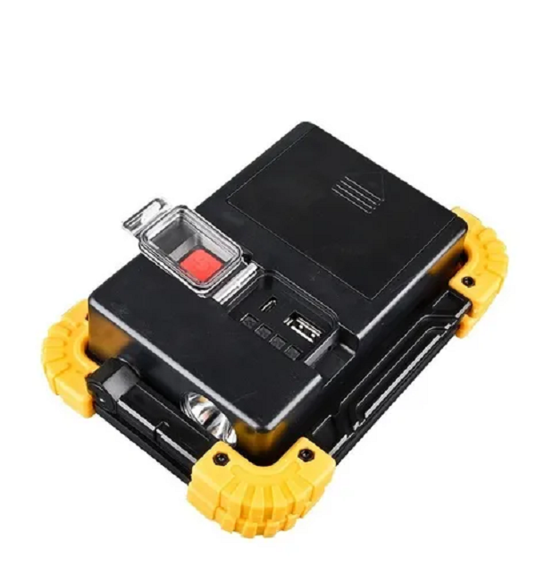 Lampara Trabajo Led 20w Pila Recargable Portatil