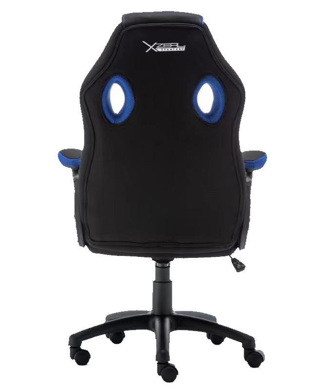 Silla Gamer Xzeal Starter XST-50 Respaldo Ergonómico Base Metálica Color Azul