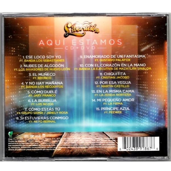 CD Liberación ~ Aquí estamos (c/DVD)