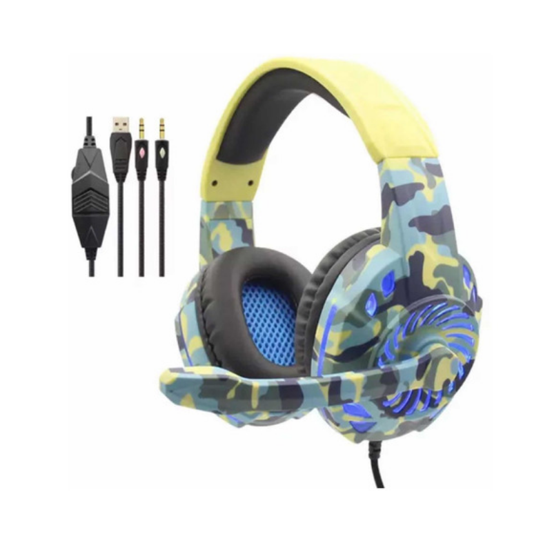 AUDIFONO DIADEMA GAMER CAMUFLADO KOMC G305 Ps4-xbox One