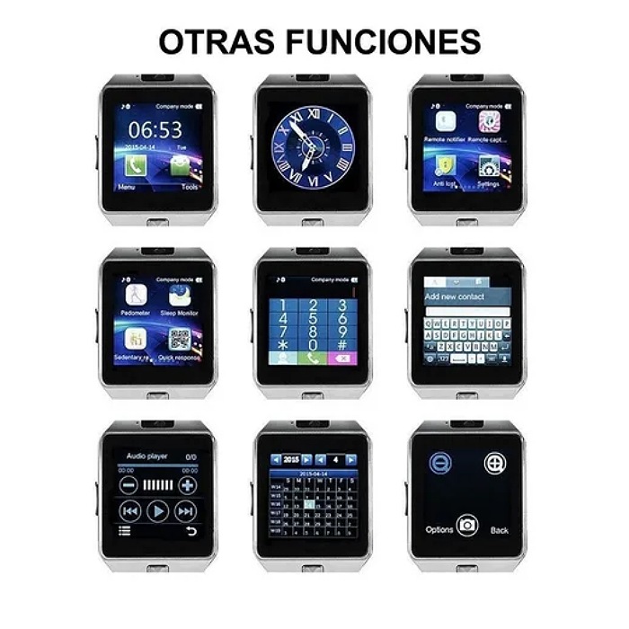 Smartwatch Reloj Inteligente Dz09 Camara Bluetooth Sim Sd