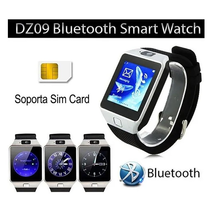 Smartwatch Reloj Inteligente Dz09 Camara Bluetooth Sim Sd