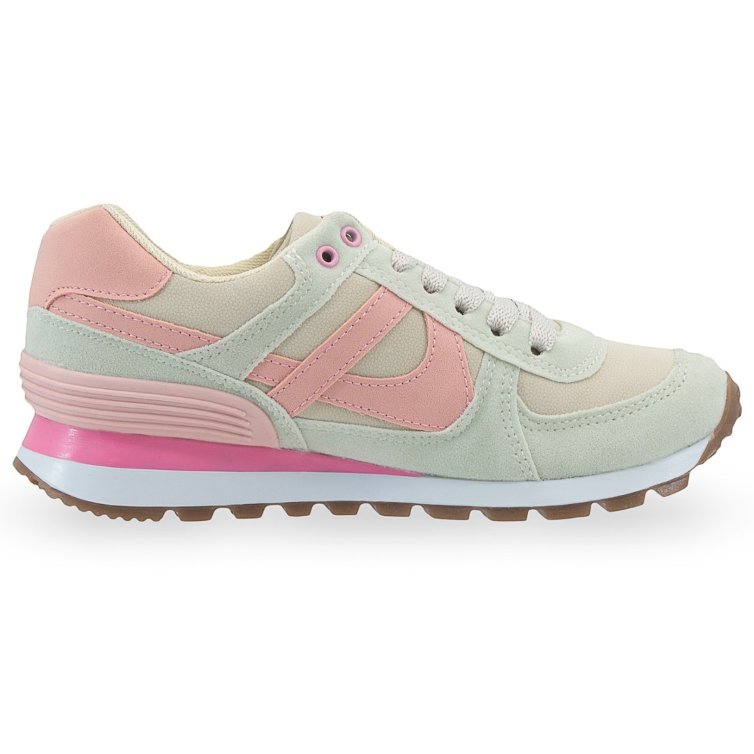 Tenis Panam Mujer Juvenil Con Flores Textil Osti n Casuales