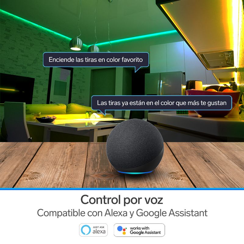 Tira LED Wi-Fi* multicolor RGB de 2 m