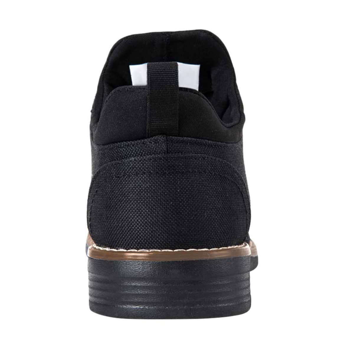 Zapatos casuales marca Perry Ellis para hombre, tipo oxford, color negro, mod. 834109