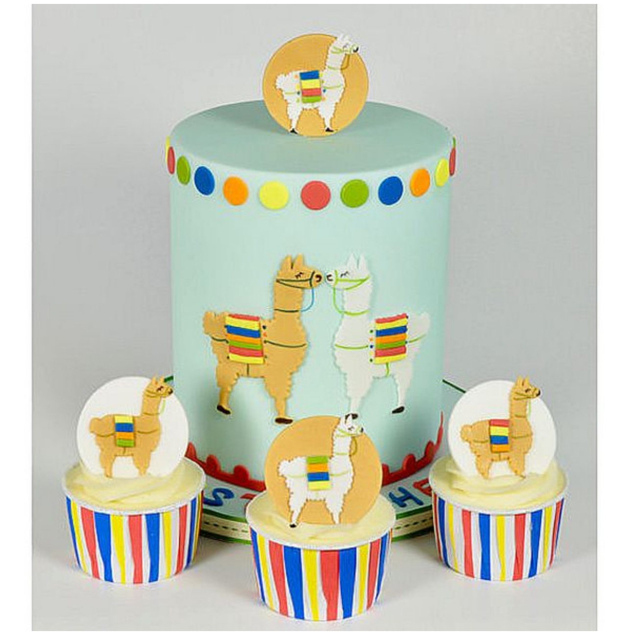 Aleissi Sello Cortador Fondant Masa Forma Llama Reposteria.