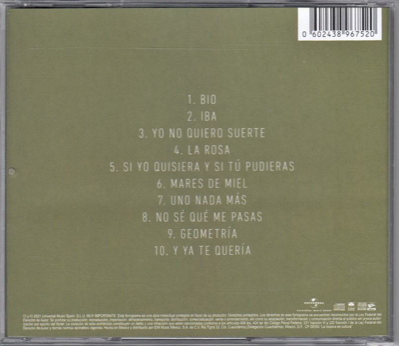 CD Alejandro Sanz ~ Sanz
