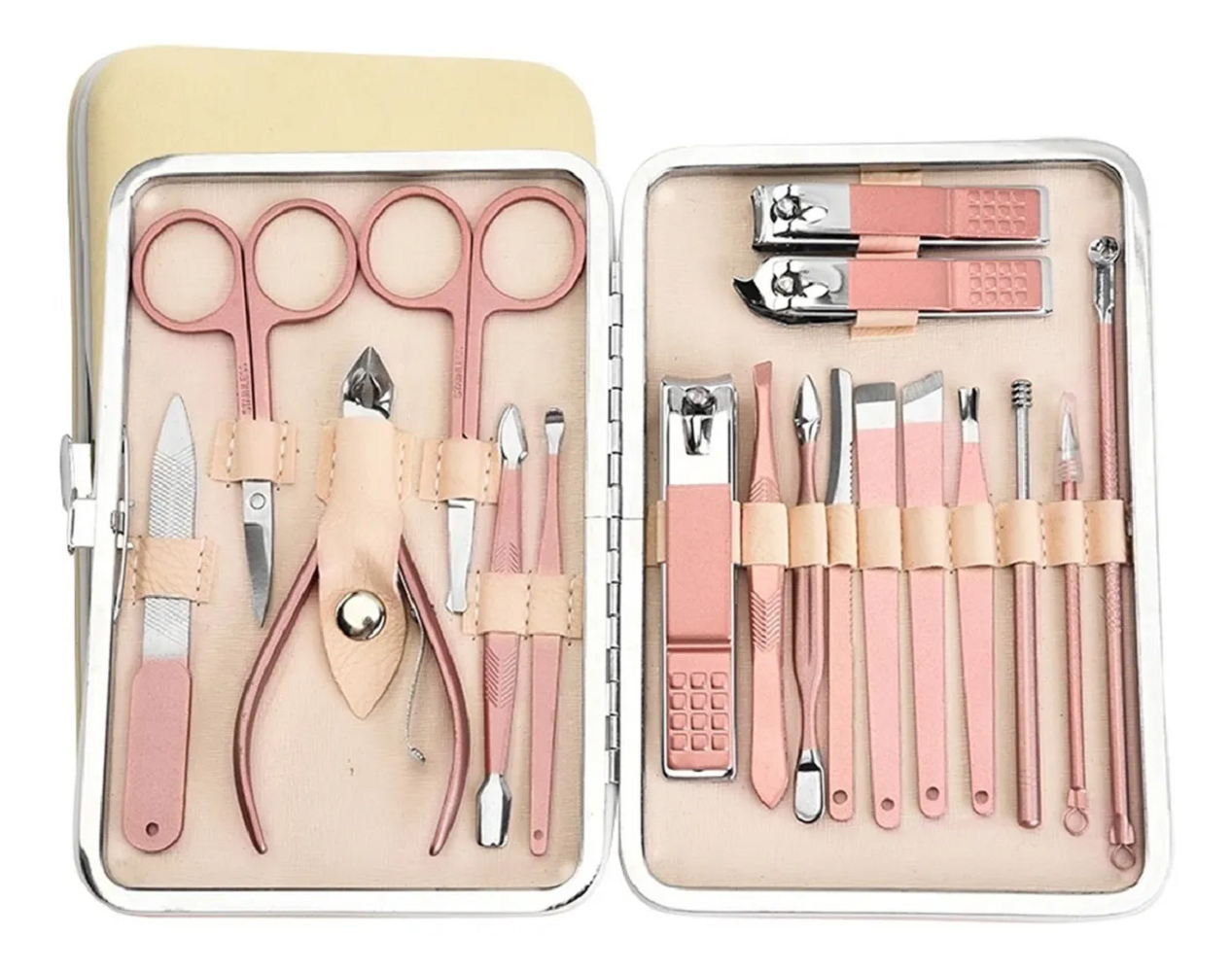 Manicura Pedicura Set Manicura Profesional Exfoliante 18 Pcs
