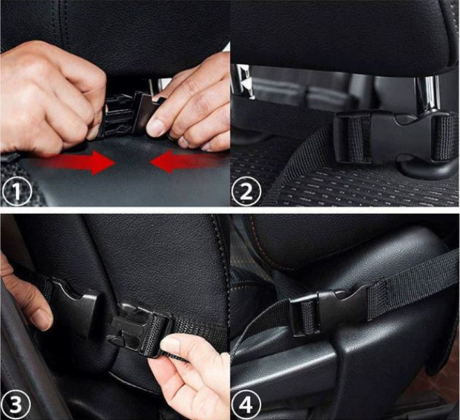 Protector Y Organizador Para La Parte Posterior de Auto Carro