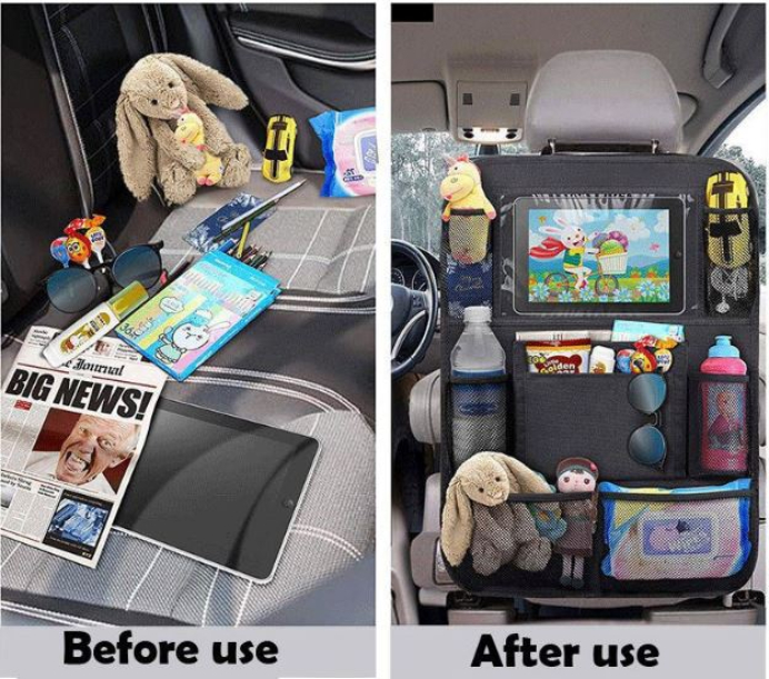 Protector Y Organizador Para La Parte Posterior de Auto Carro